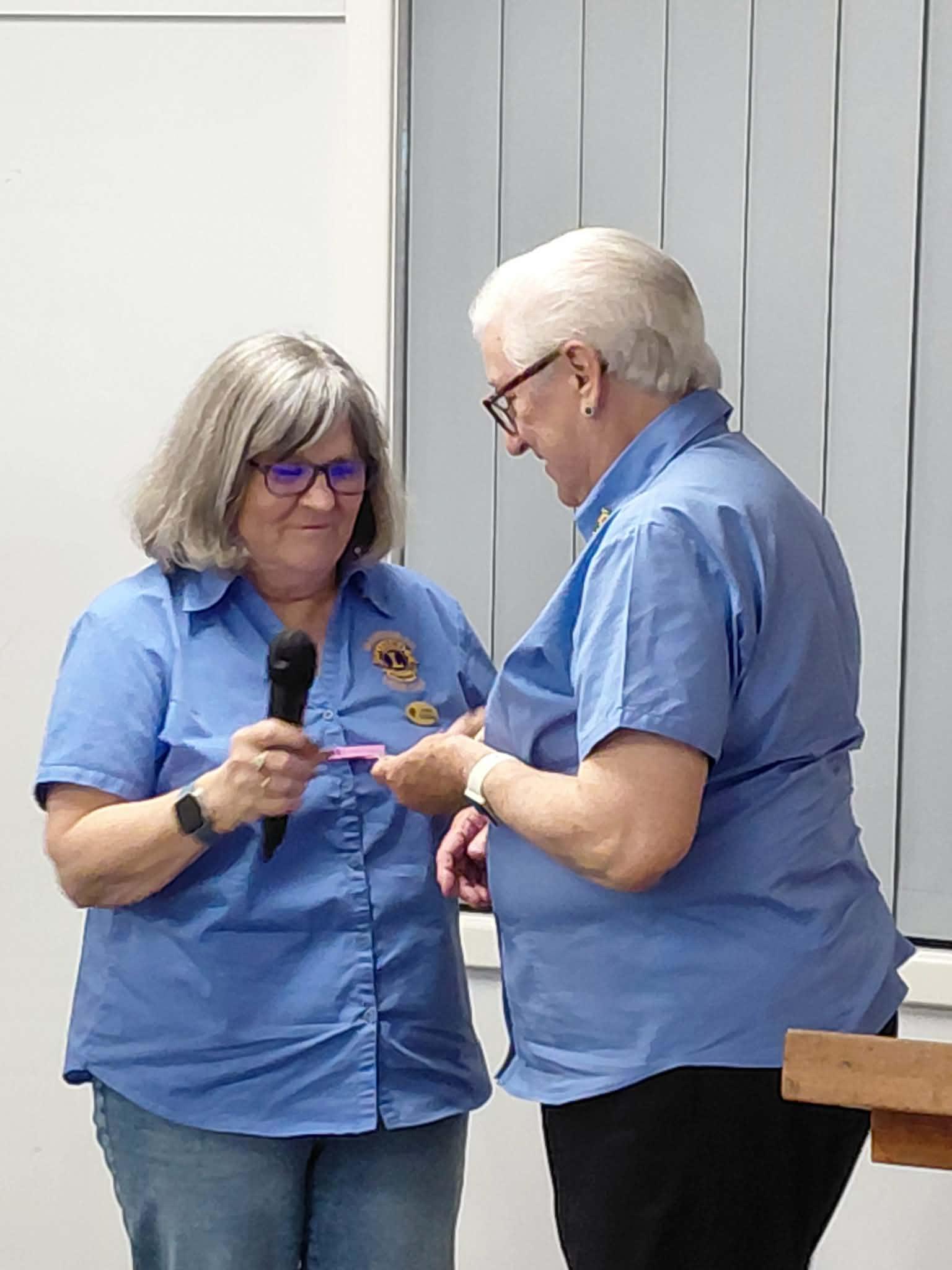 Club members celebrating their service to Mandurah Lions